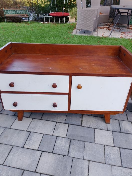 Stary drewniany zestaw