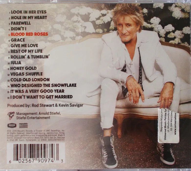 Rod Stewart Blood Red Roses CD (Deluxe Edition)