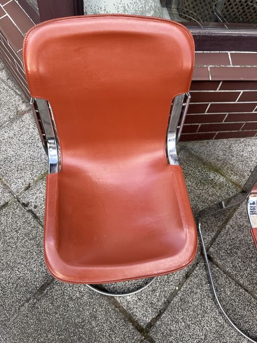 Willy Rizzo dla Cidue krzeslo C2. Wlochy lata 70. Mid century