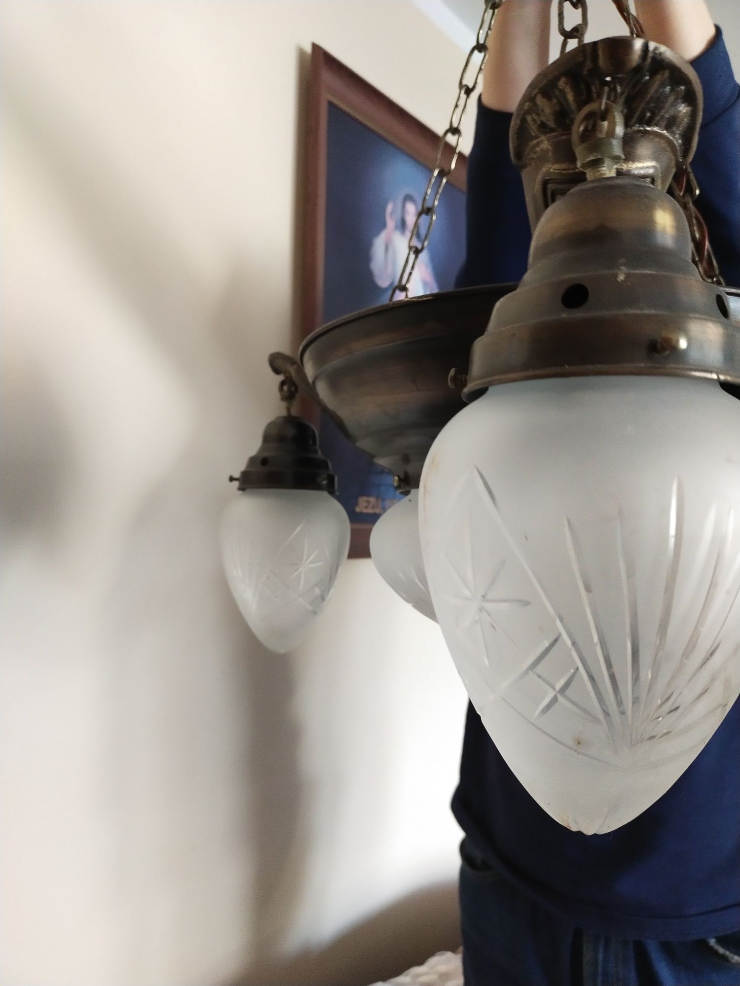 Kemar AW30/P - Żyrandol AZERO 3xE27/60W/230V + 1xE27/100W/230V