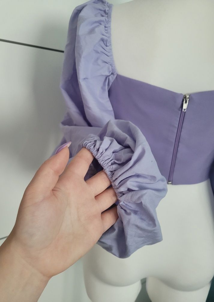 Fioletowy top Bluzka trendyol L xl