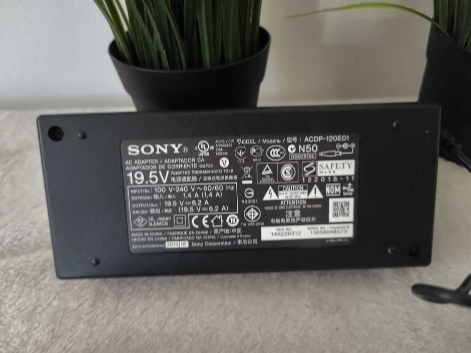 Zasilacz Sony Vaio ACDP-120E01 120W 19.5V 6.2A 6.5x4.4mm