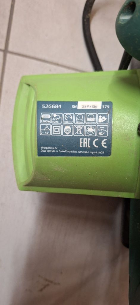 Sprzedam pilarkę tarczową Verto 52g684