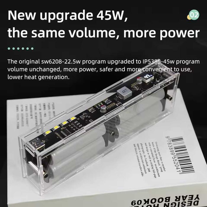 [45w] DIY powerbank [4x21700]