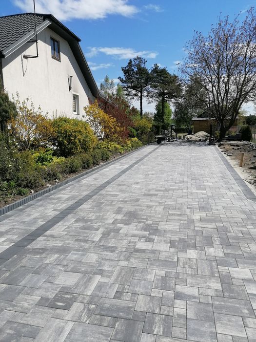 Układanie kostki brukowej brukarstwo odwodnienia