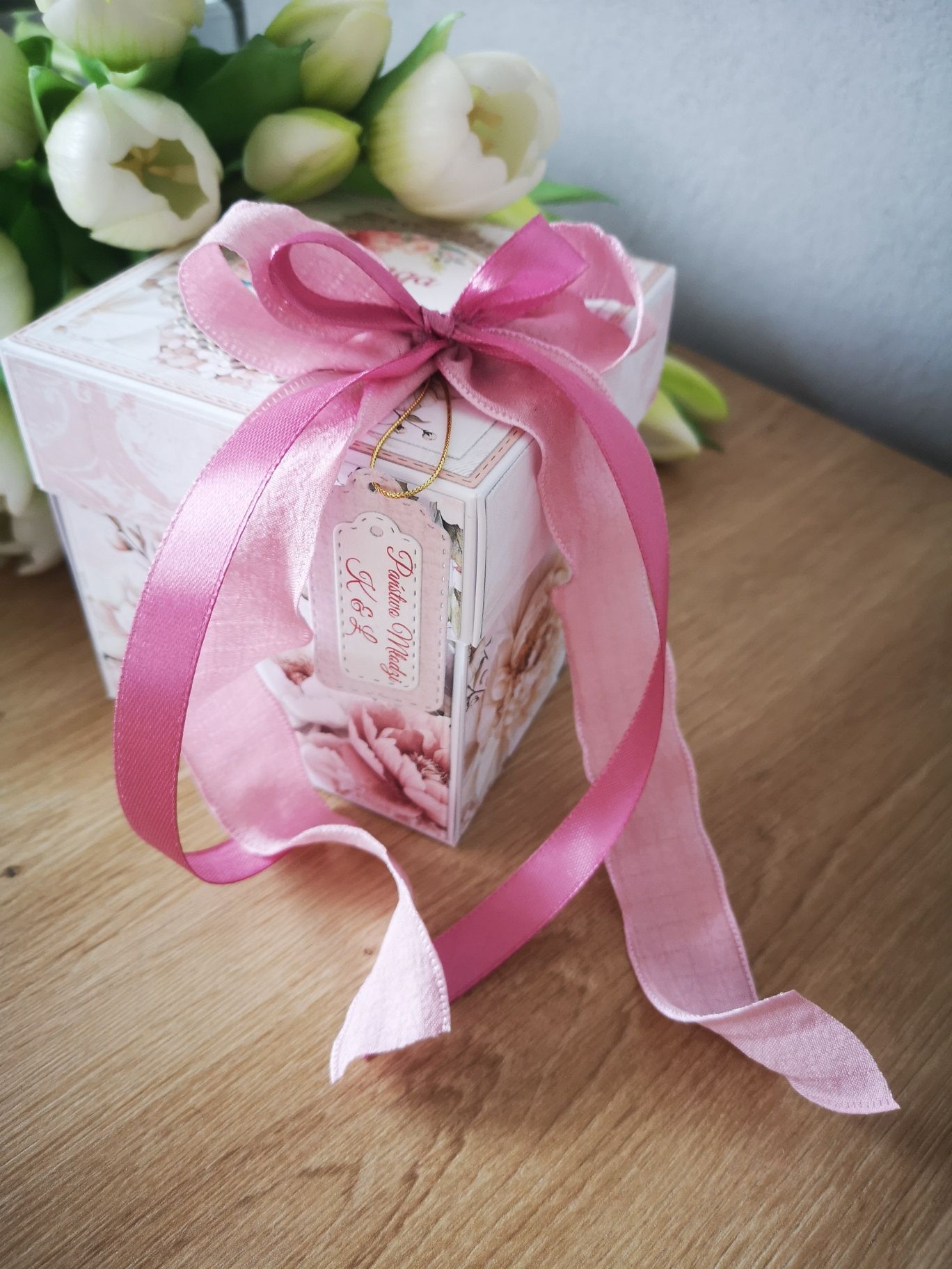 Exploding box, pudełko, kartka, pamiątka, ślub, boho, personalizowane