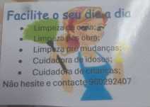 Limpeza de casa.
