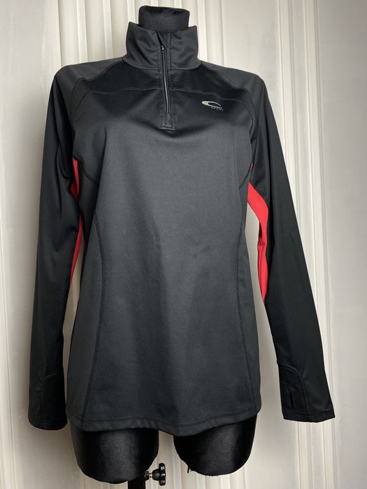 Bluza damska czarna na suwak sportowa c sport do ćwiczeń 38 M