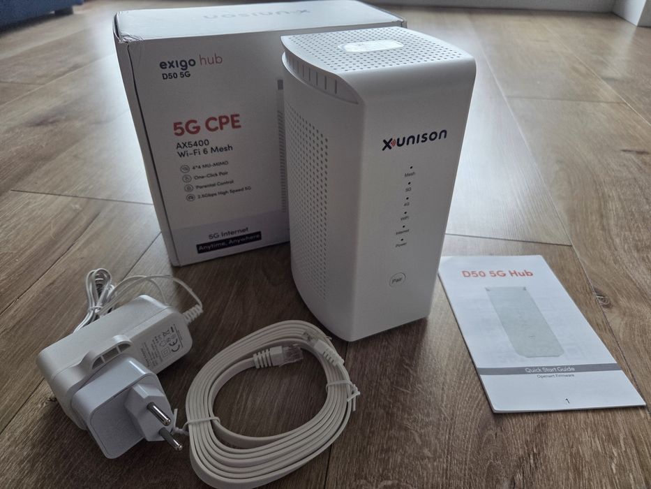 Router 5g, na kartę SIM, działa w PL - XUNISON D50 5G
