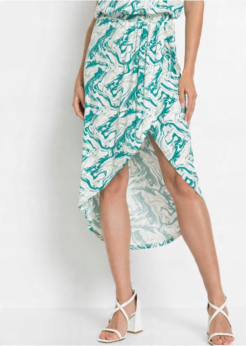 B.P.C asymetryczna sukienka bandeau 40/42.