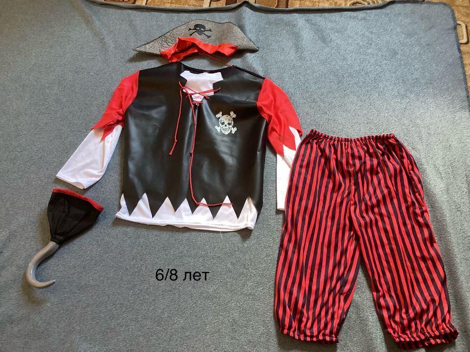 костюм на Хеллоуин Пират Скелет Черт Зомби Дракула Паук