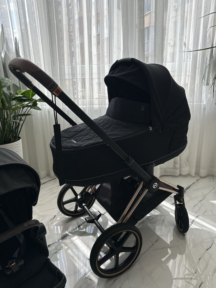 Cybex Priam lux Black 2в1 Rose Gold 3.0