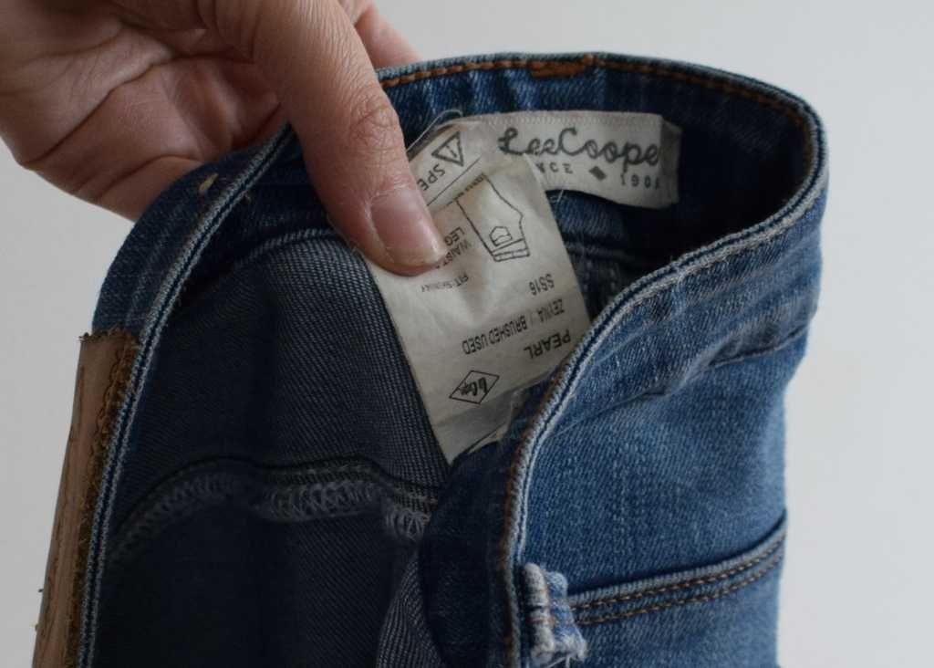 Lee Cooper spodnie jeansy rurki pearl skinny w29 l32 m