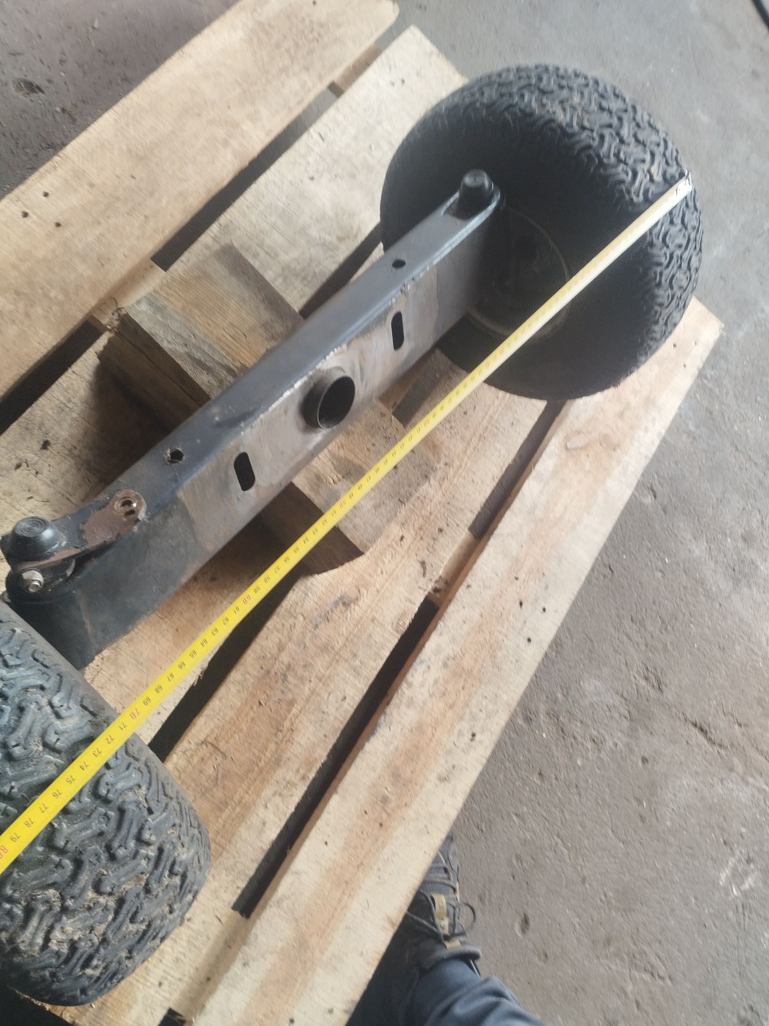 Przednia belka kosiarka traktorek MTD z kołami 16x6.00-6