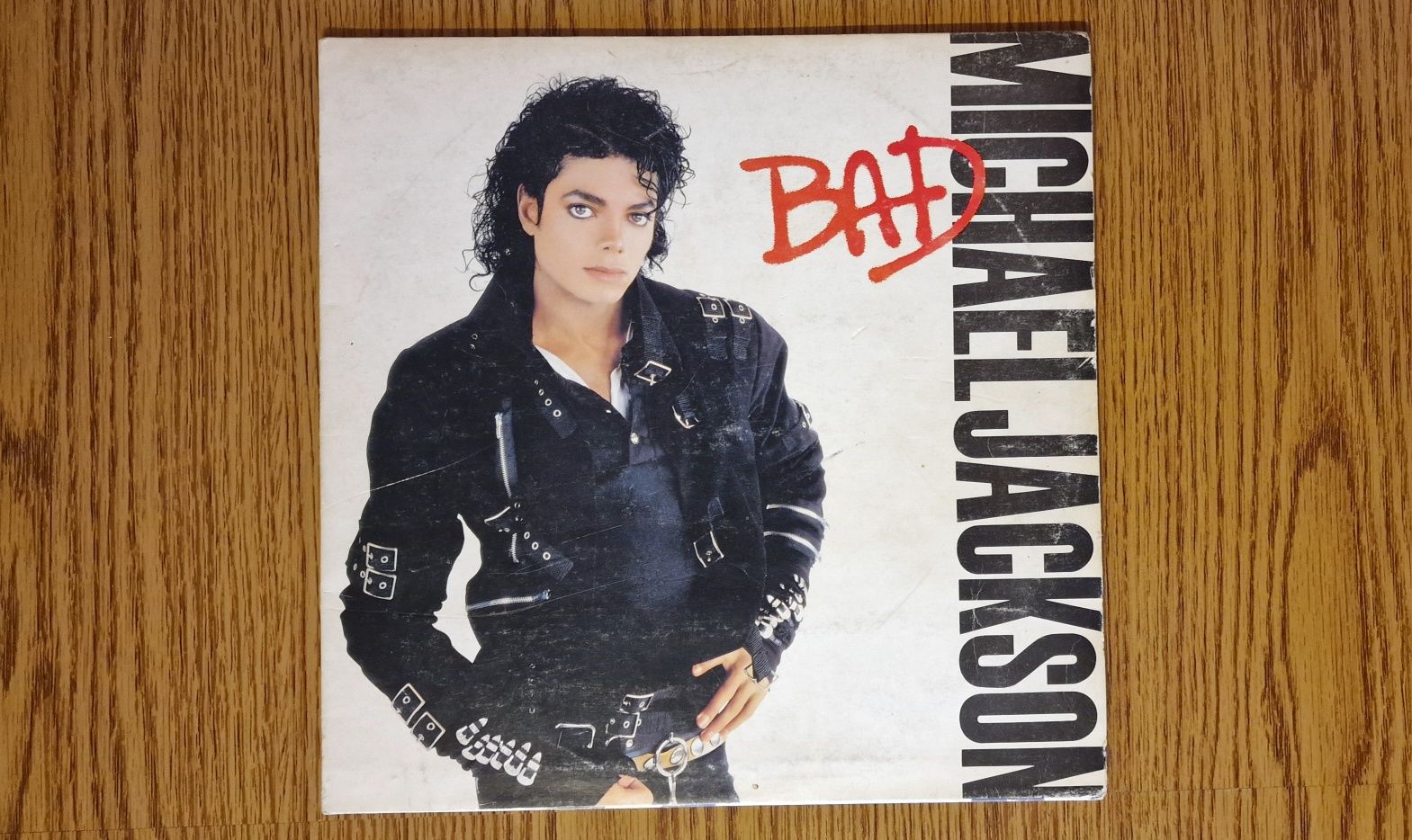 Płyta winylowa, vinylowa, winyl, vinyl, Michael Jackson Bad, gramofon