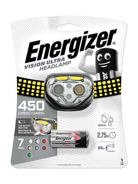 latarka czołowa Energizer Led Vision Ultra 450 lumenów