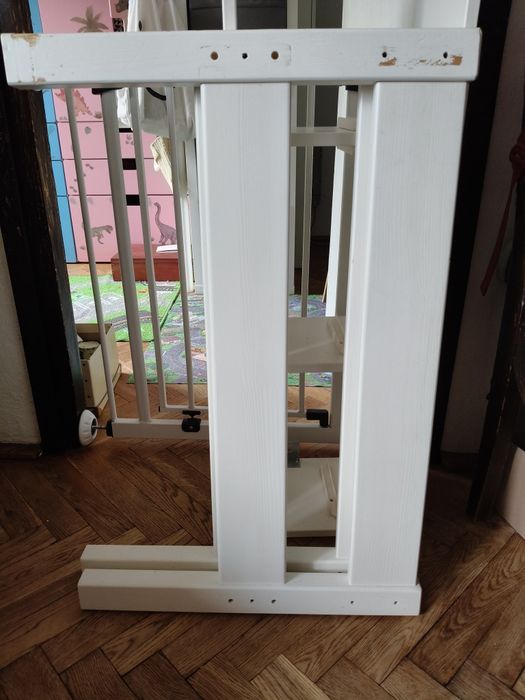 Łóżko dziecięce 70x140 + 2 szuflady + barierka + materac [REZERWACJA]