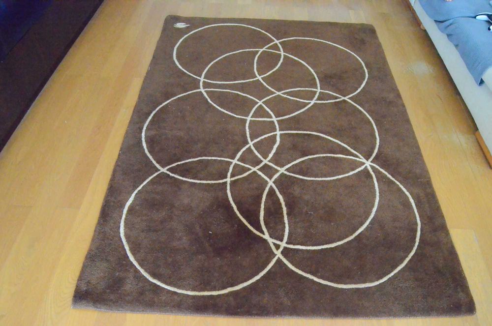 Tapete 160x150 castanho