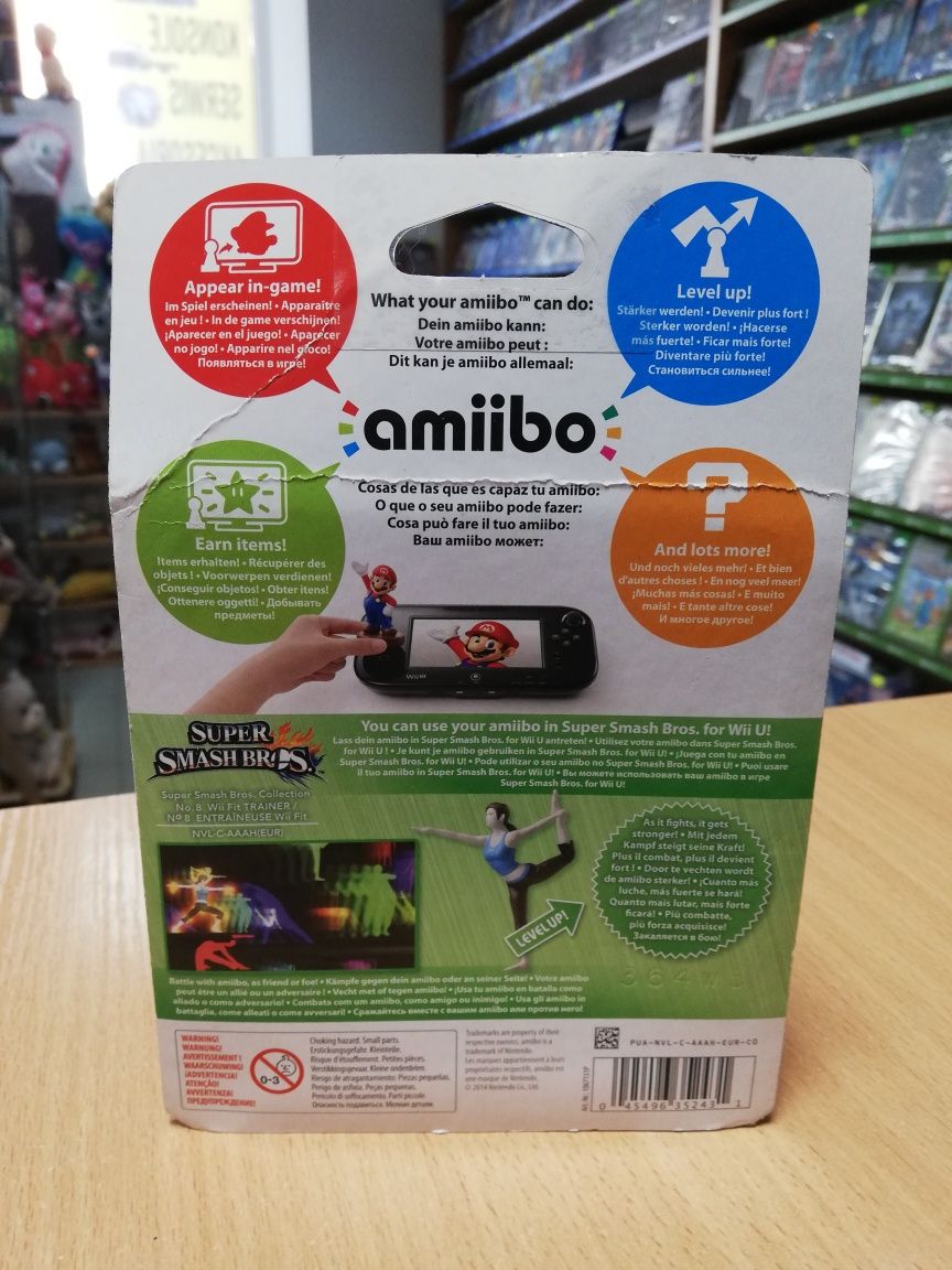 Akcesoria Amiibo Super Smash Bros Wii Fit Trainer No. 8 Wii U