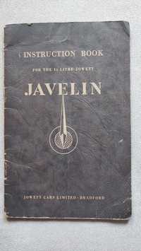 Livro/Manual auto Jowett Javelin