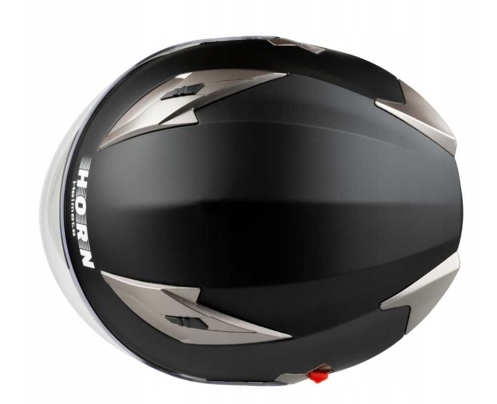 kask motocyklowy horn 627 otwarty XS-XL intercom ready GRATIS KOMINIAR