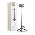 Tech-Protect L09S Bluetooth Selfie Stick Tripod Black