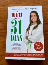 Livro "A dieta dos 31 dias" de Ágata Roquette.