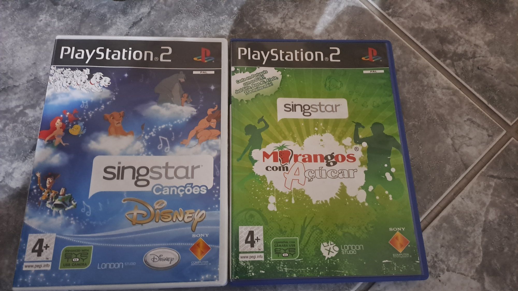 Jogos Singstar Playstation 2