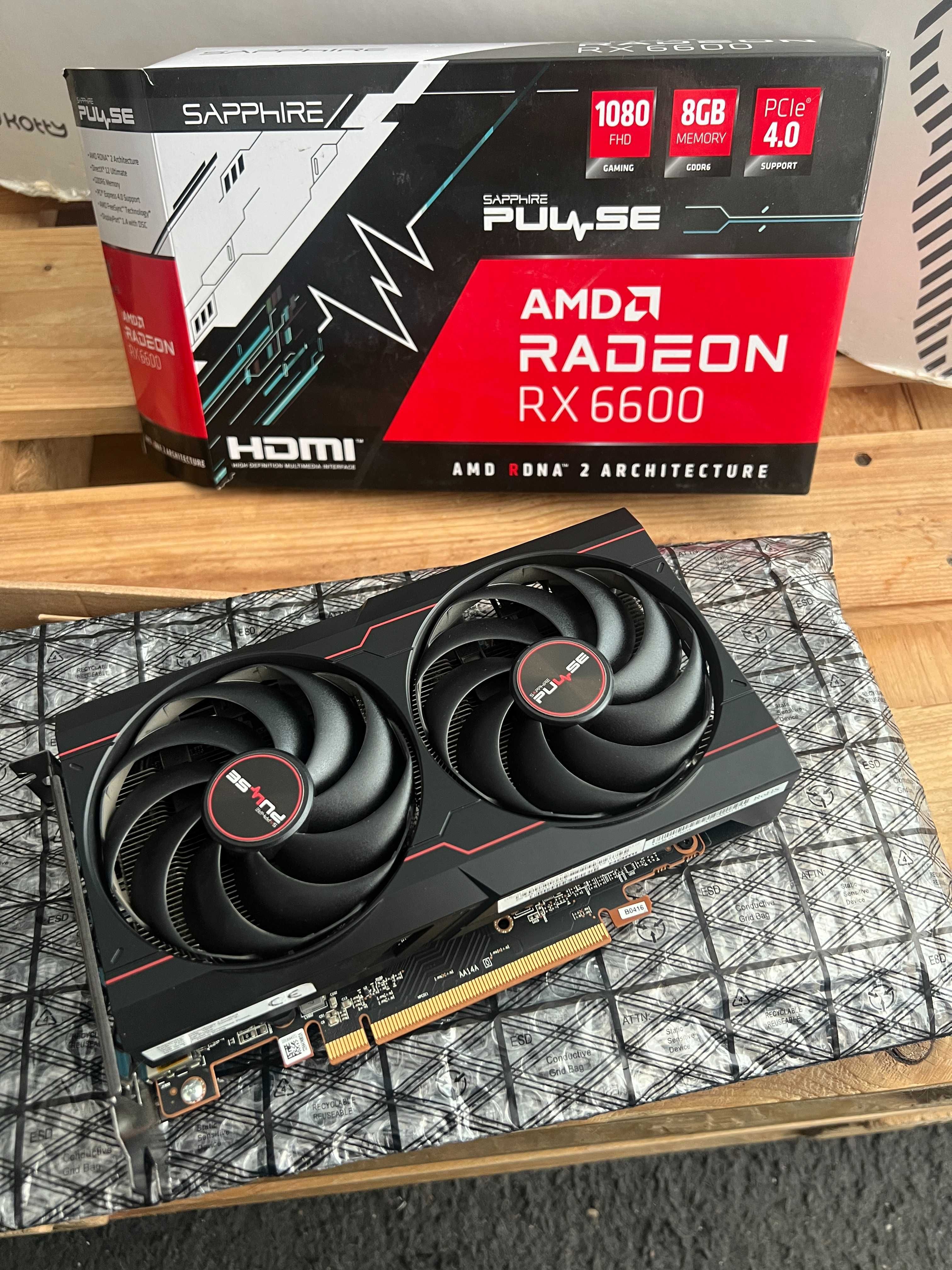 Sapphire Pulse RX6600 8GB jak nowa!