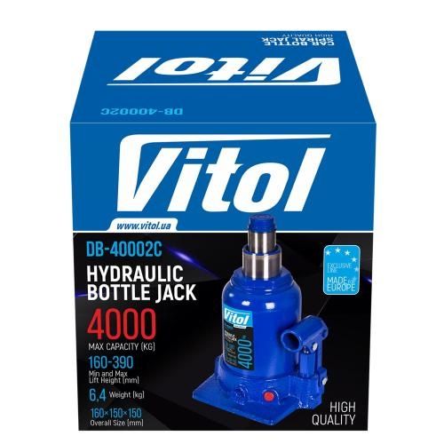 Домкрат двоштоковий 2т, 4т Vitol