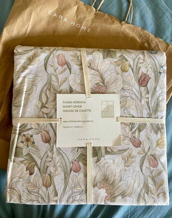 Постільна білизна Zara Home, підковдра 150 х 220 та наволочки 50 х 75
