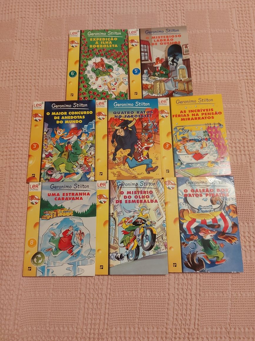 Colecção livros Geronimo Stilton.