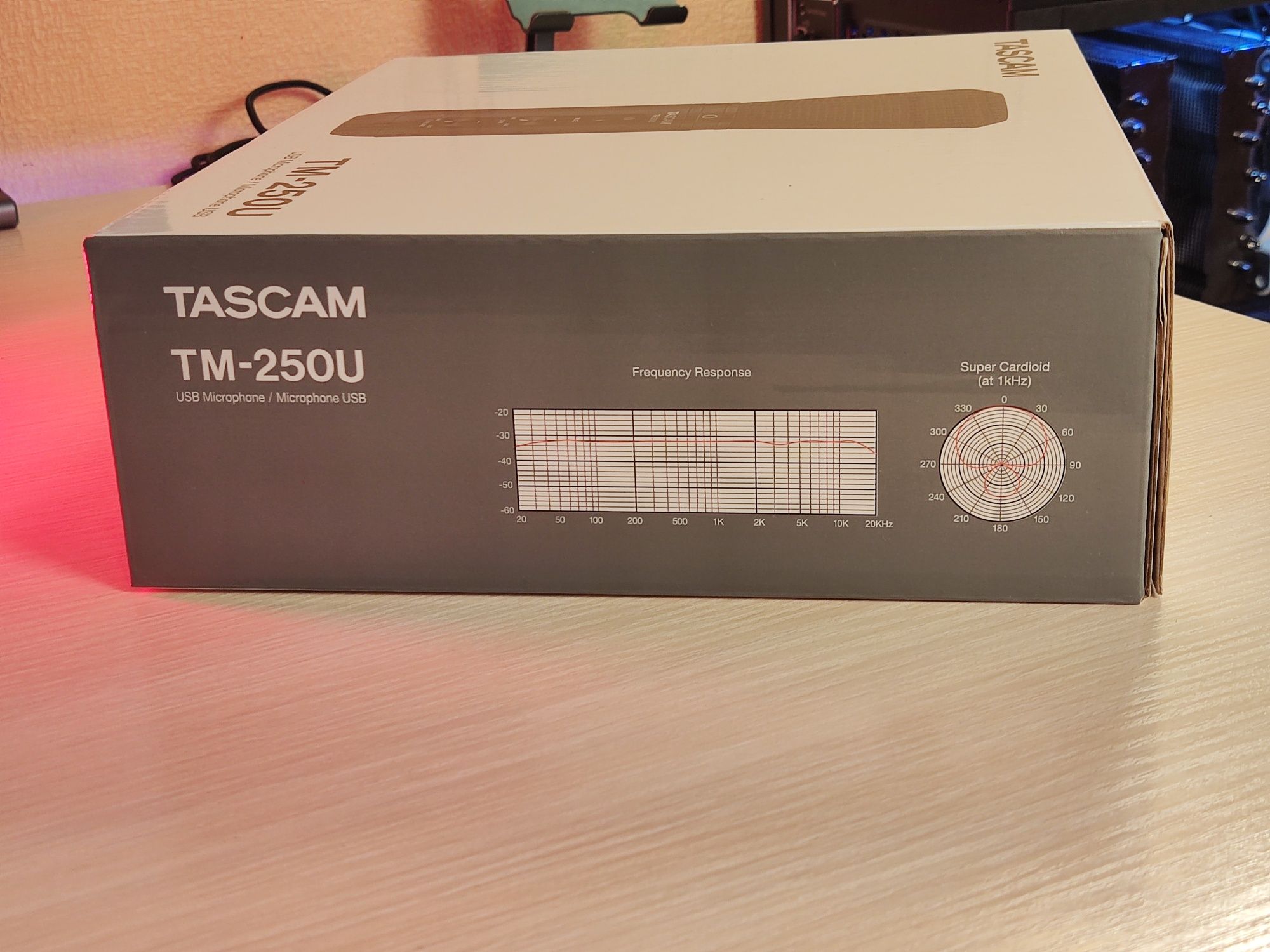 USB type-c мікрофон TASCAM TM-250U конденсаторний мікрофон для ПК