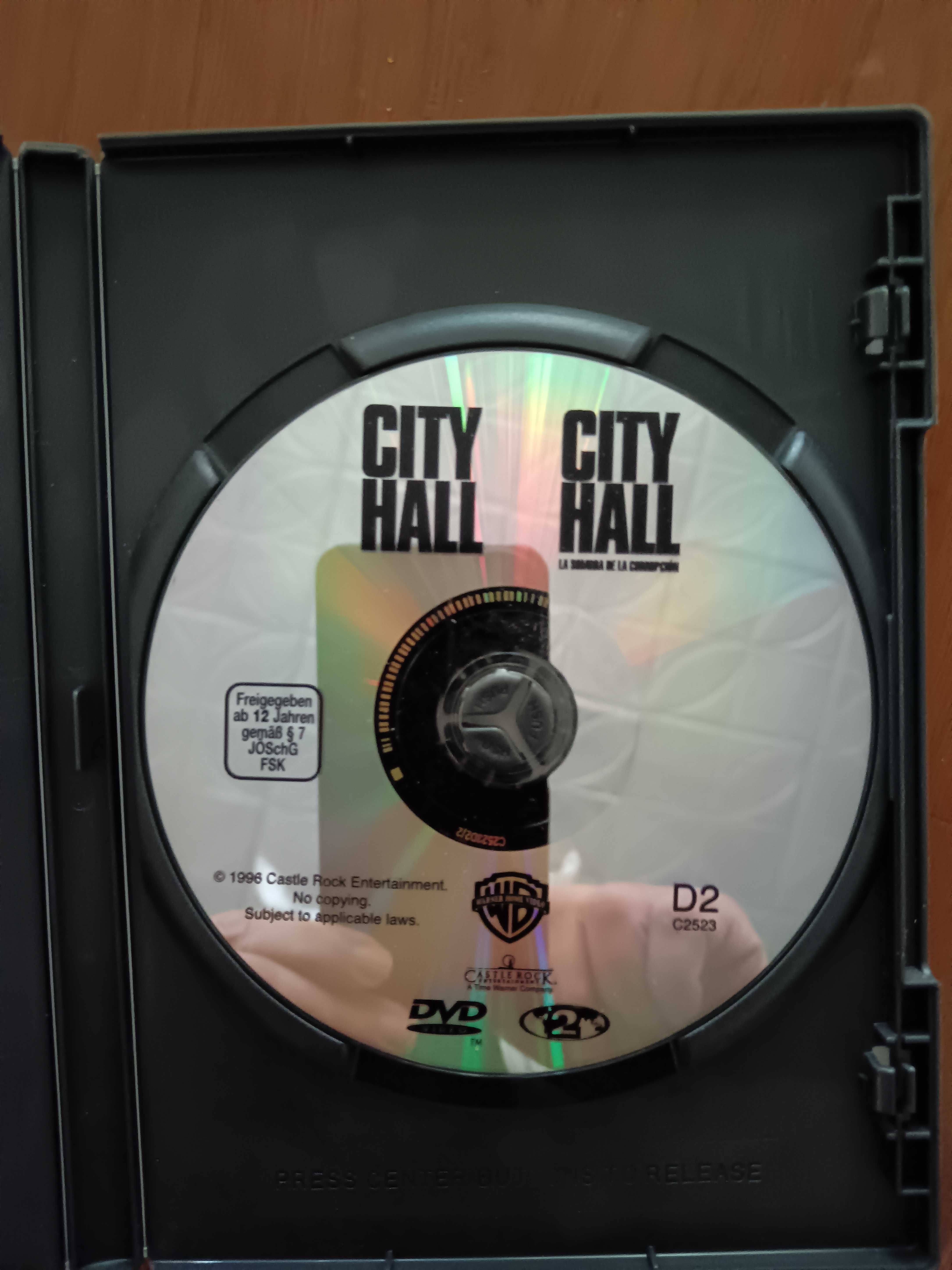 filme dvd original - city hall - a sombra da corrupção