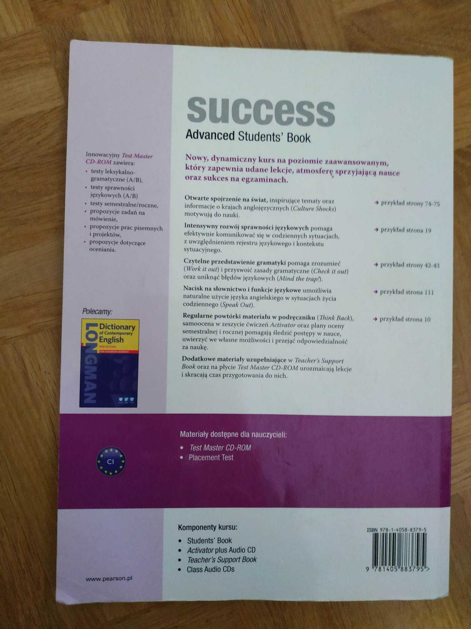 Success Advanced podręcznik do angielskiego