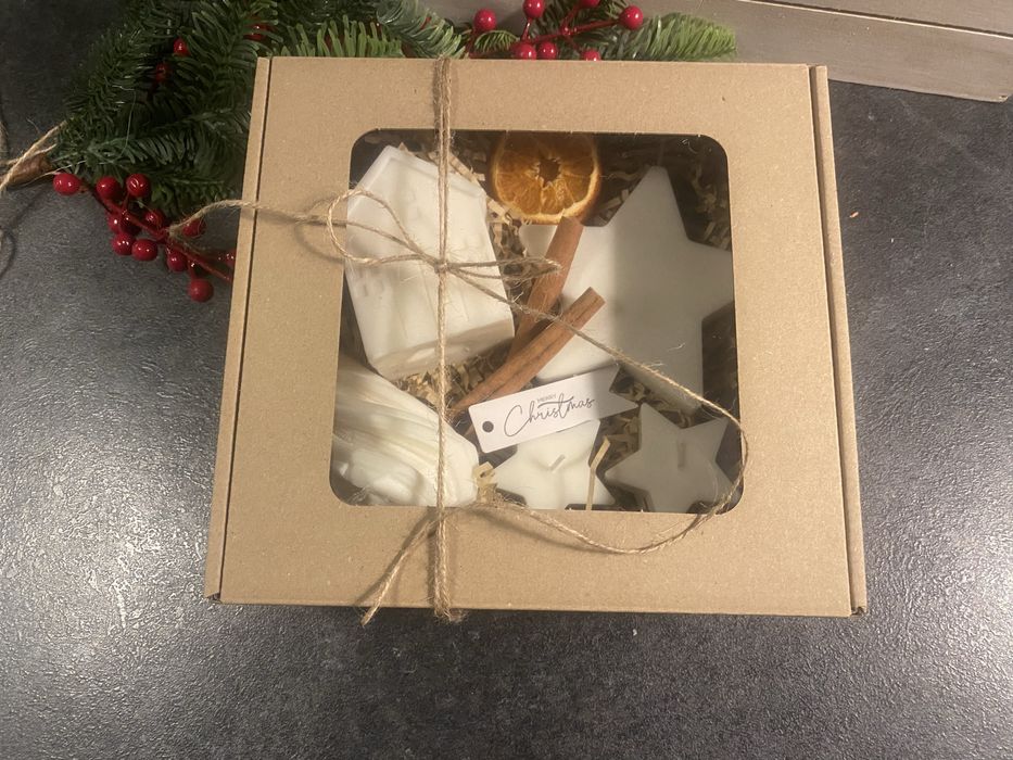 Zestawy swiąteczne z świec sojowych