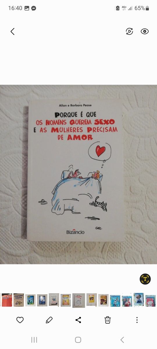 livro porque é que os homens precisam de sexo e as mulheres amor