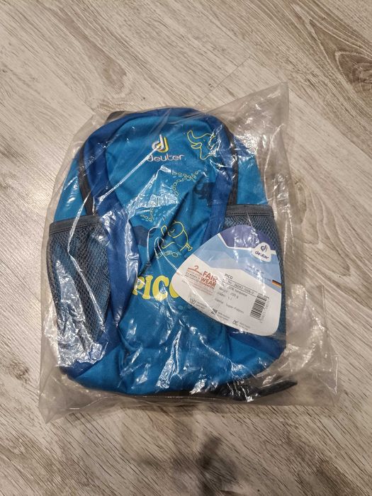 NOWY Plecak dla dzieci Deuter Pico niebieski w góry po przygodę