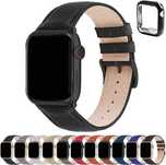 Pasek Apple Watch 7 41 mm 40 mm 38 mm czarny z etui