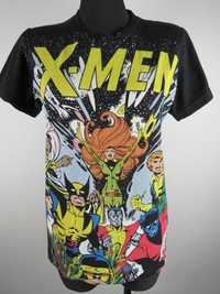 X-Men The Gand Big Print Subway męska koszulka w kolorze czarnym