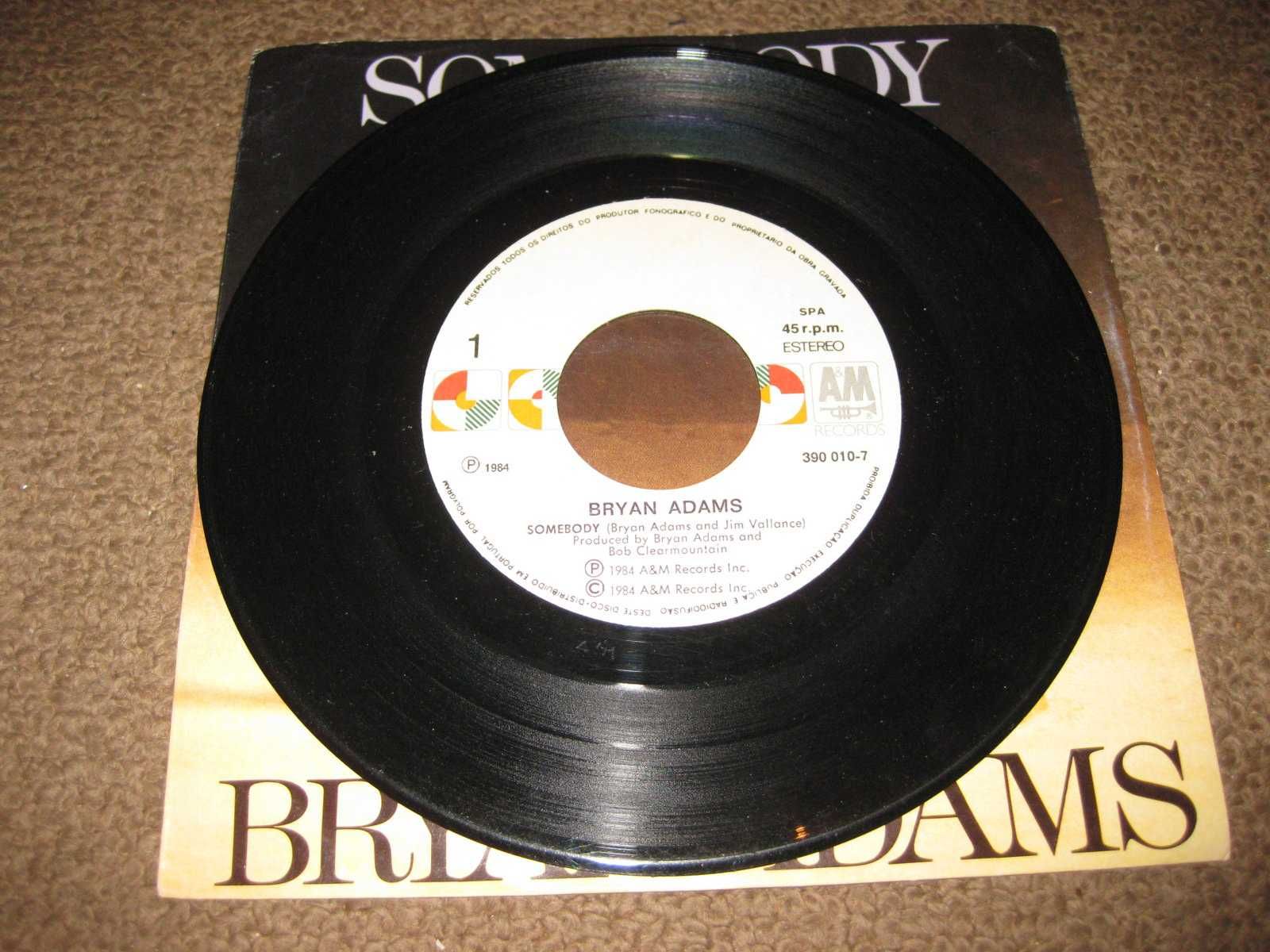 Vinil Single 45 rpm do Bryan Adams "Somebody"