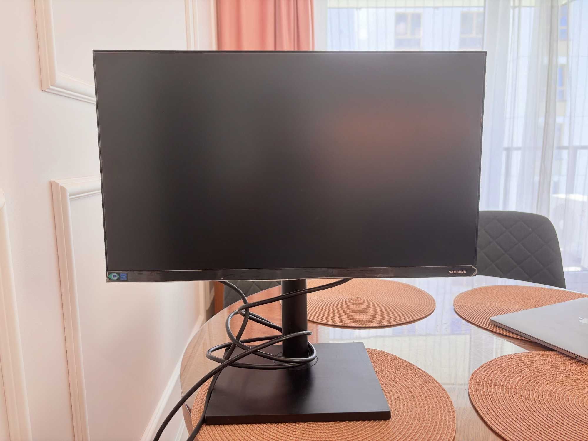 Monitor Samsung 24” LF24T450FQ | IPS, Full HD, HDMI, Pivot, Używany