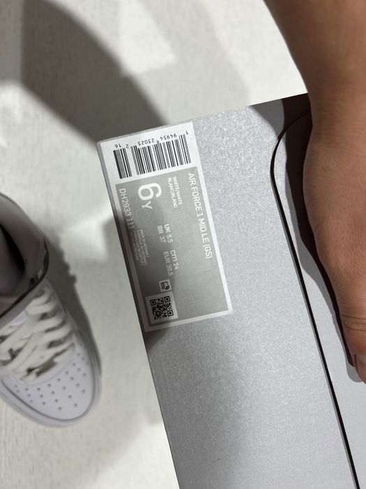 Кроссовки Nike Air Force 1 Mid Le (Gs) White DH2933-111