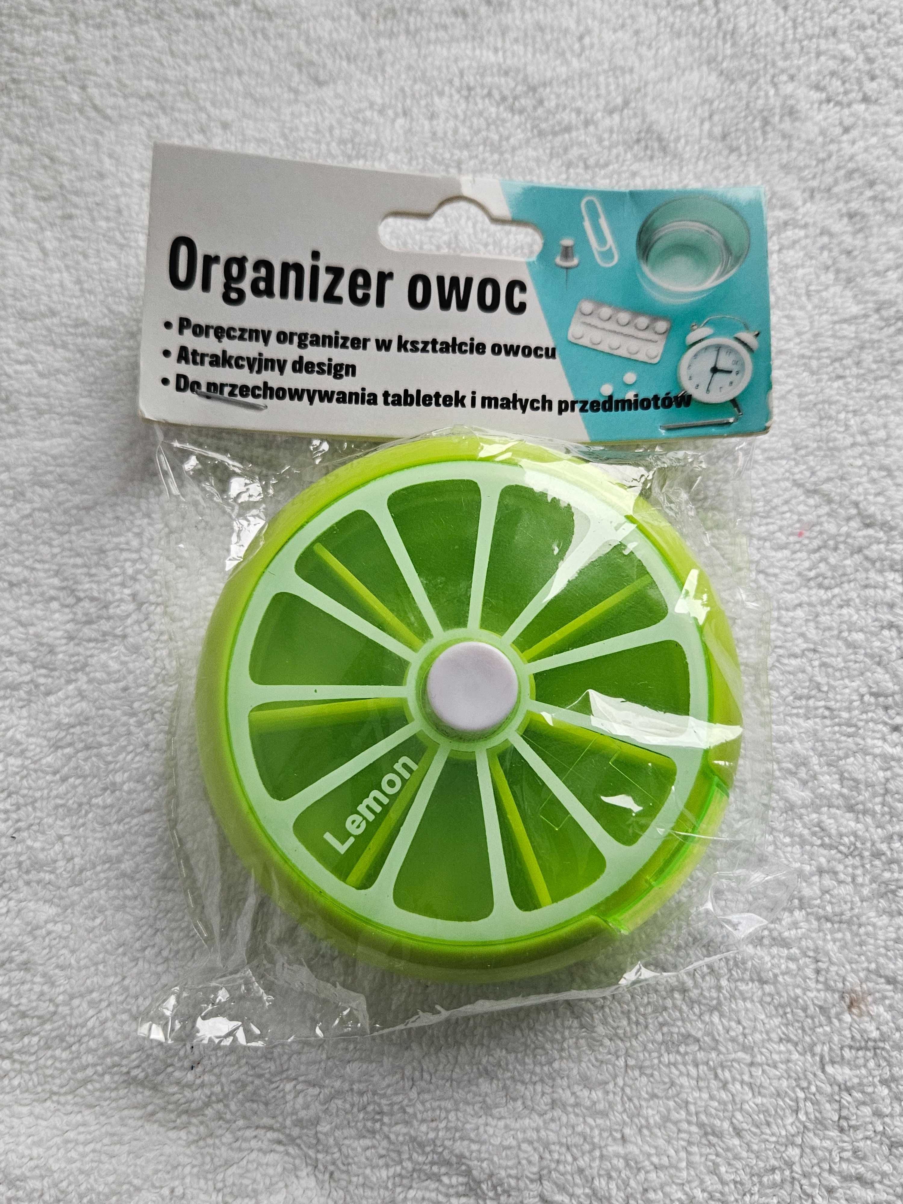 organizer do leków zielony owoc