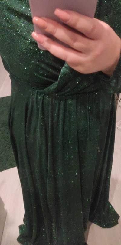 Długa sukienka zielona
