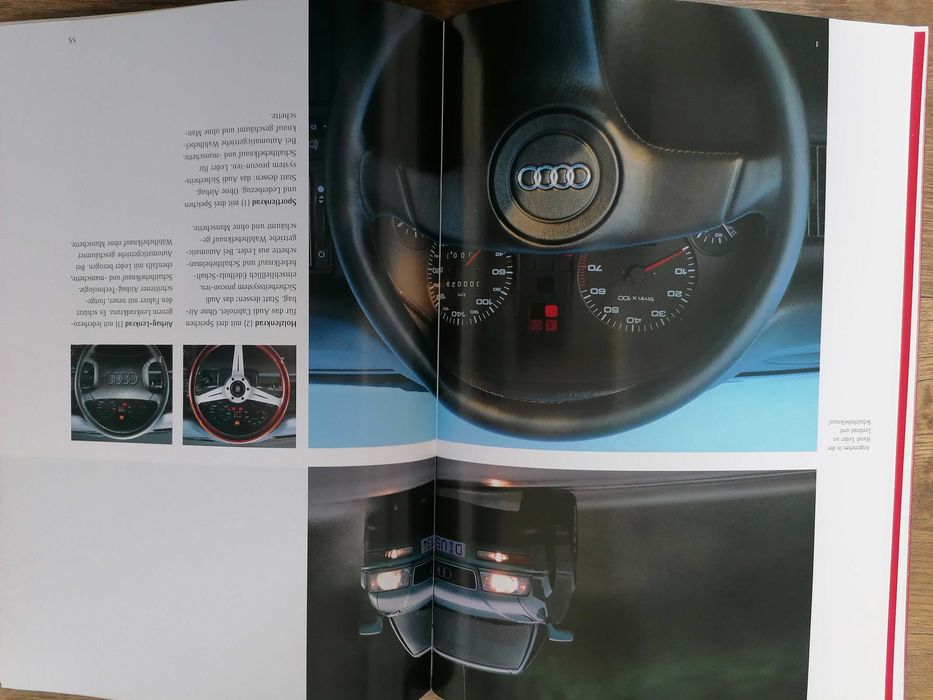 Prospekt Audi wyposażenie dodatkowe.