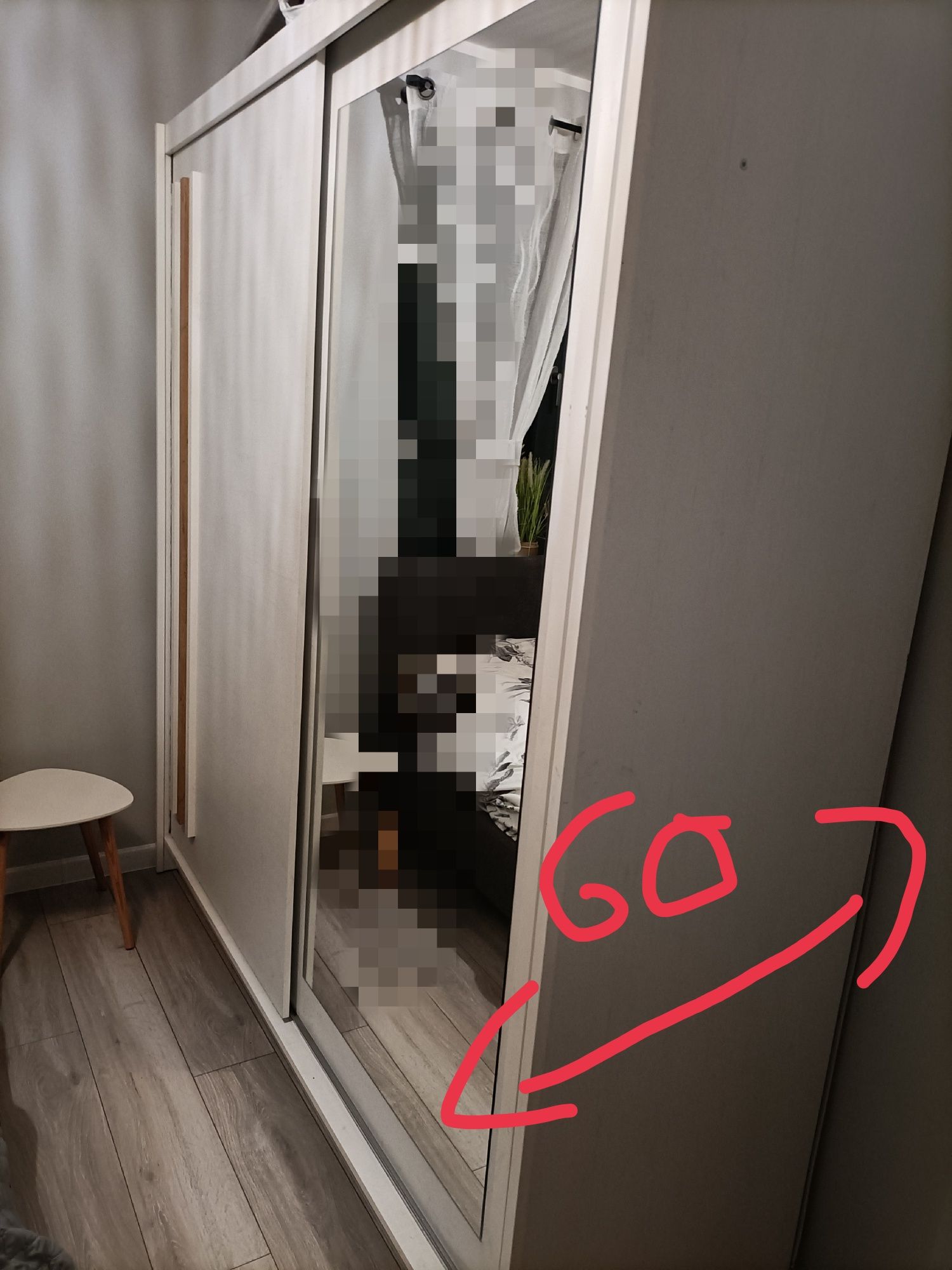 Szafa przesuwna  biała