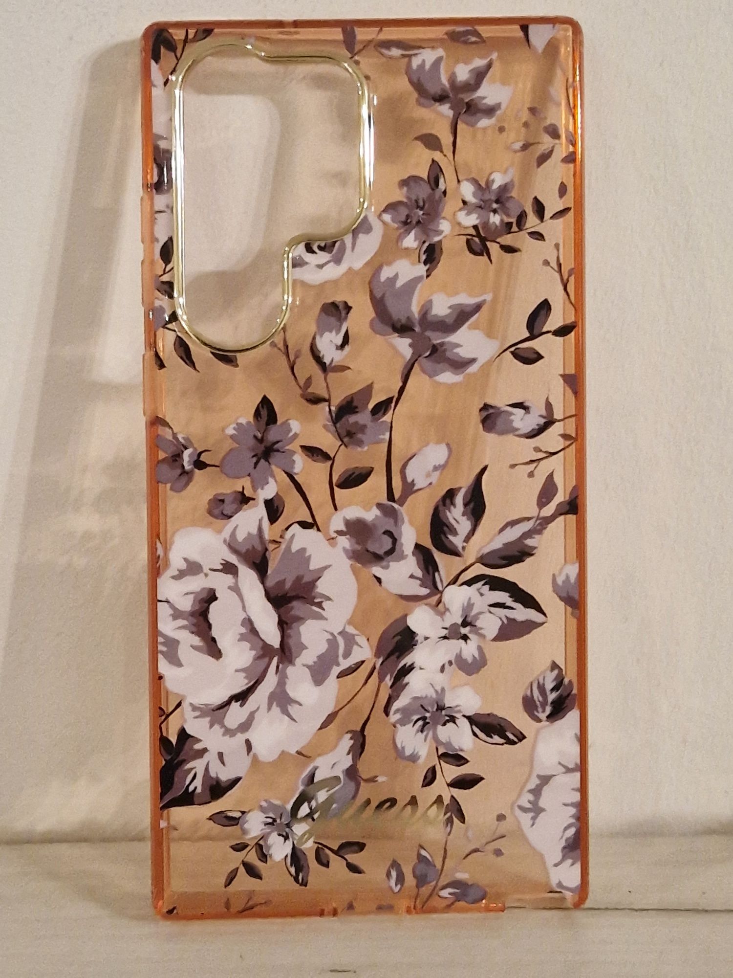 Oryginalne Etui GUESS hardcase Flower Collection do Samsung S23 Ultra