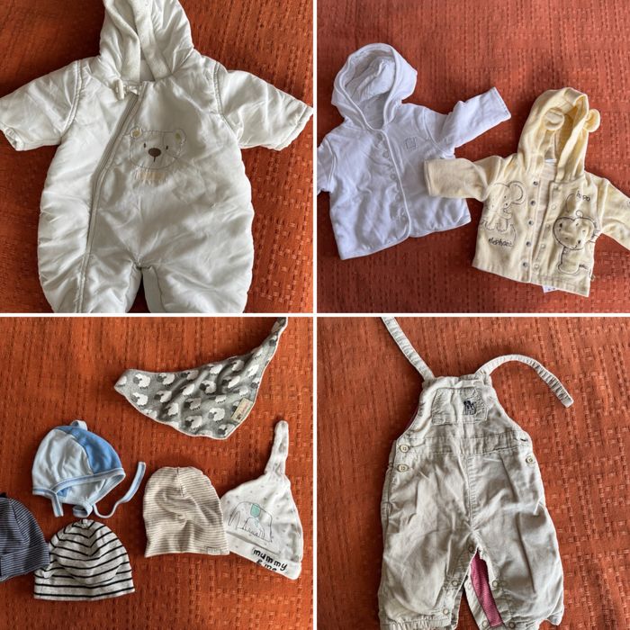 Ubranka dla noworodka - chłopiec, rozm. 56