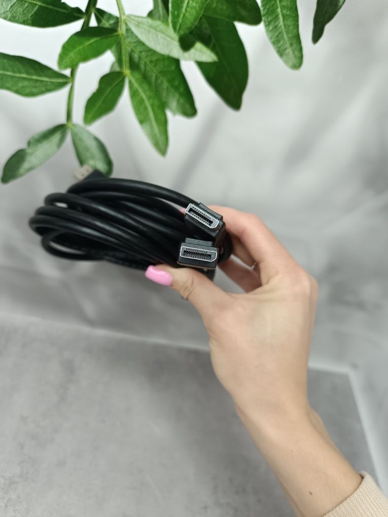 Кабель DisplayPort – DisplayPort/ОПТ Роздріб/100 шт/оригінал/з Європи